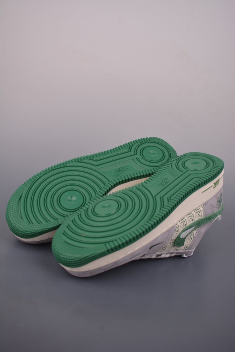 Nike Air Force 1 Low 'Grey / Green' view