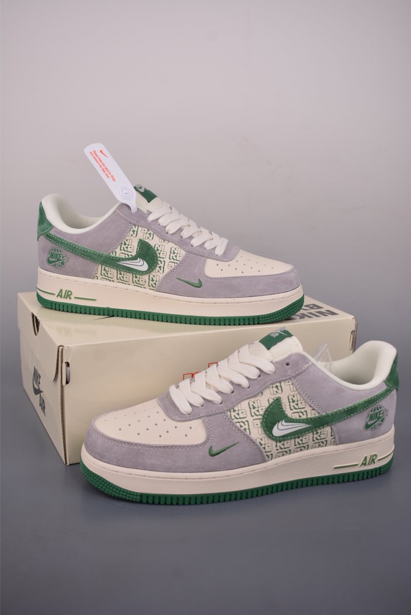 Nike Air Force 1 Low 'Grey / Green' view