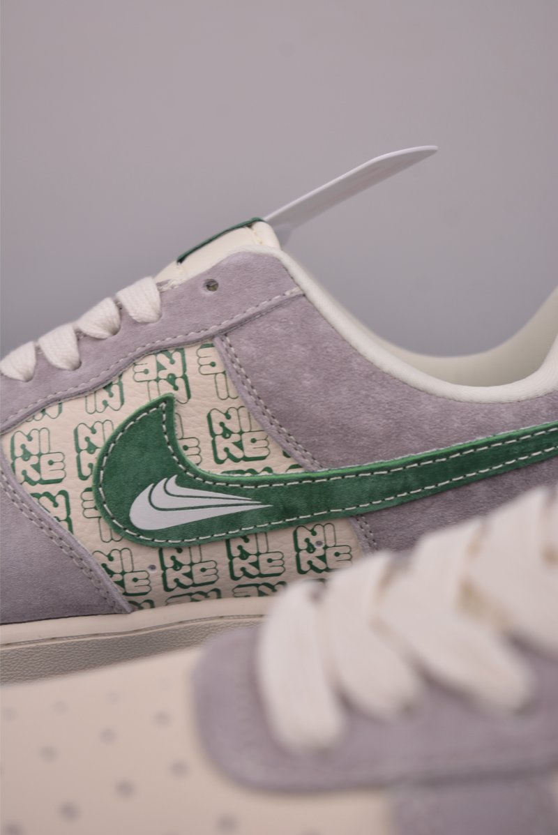 Nike Air Force 1 Low 'Grey / Green' view