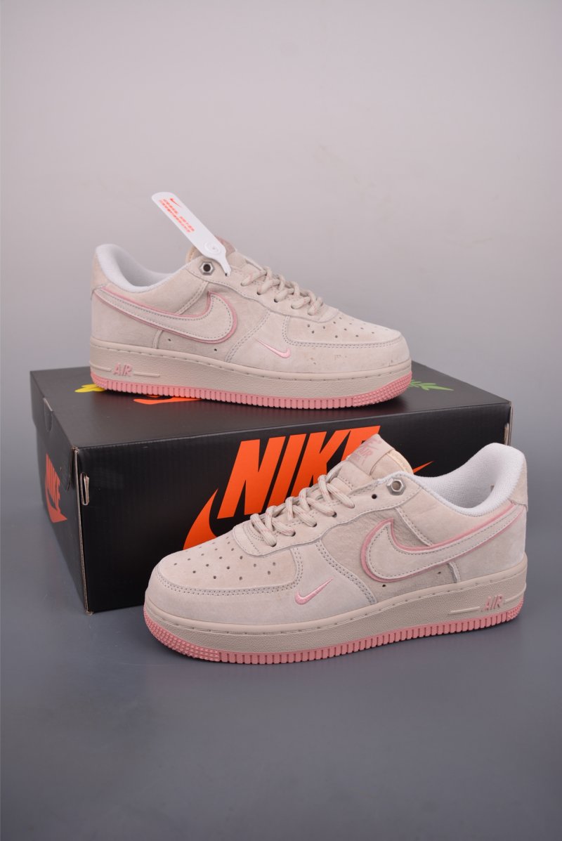 Nike Air Force 1 Low 'Grey / Pink' view