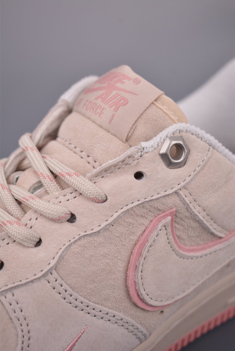 Nike Air Force 1 Low 'Grey / Pink' view