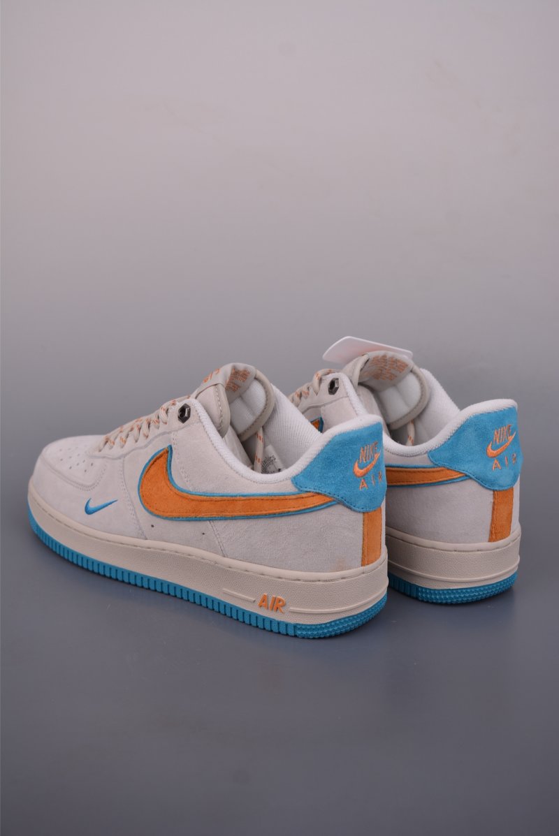Nike Air Force 1 Low 'Orange / Blue' view