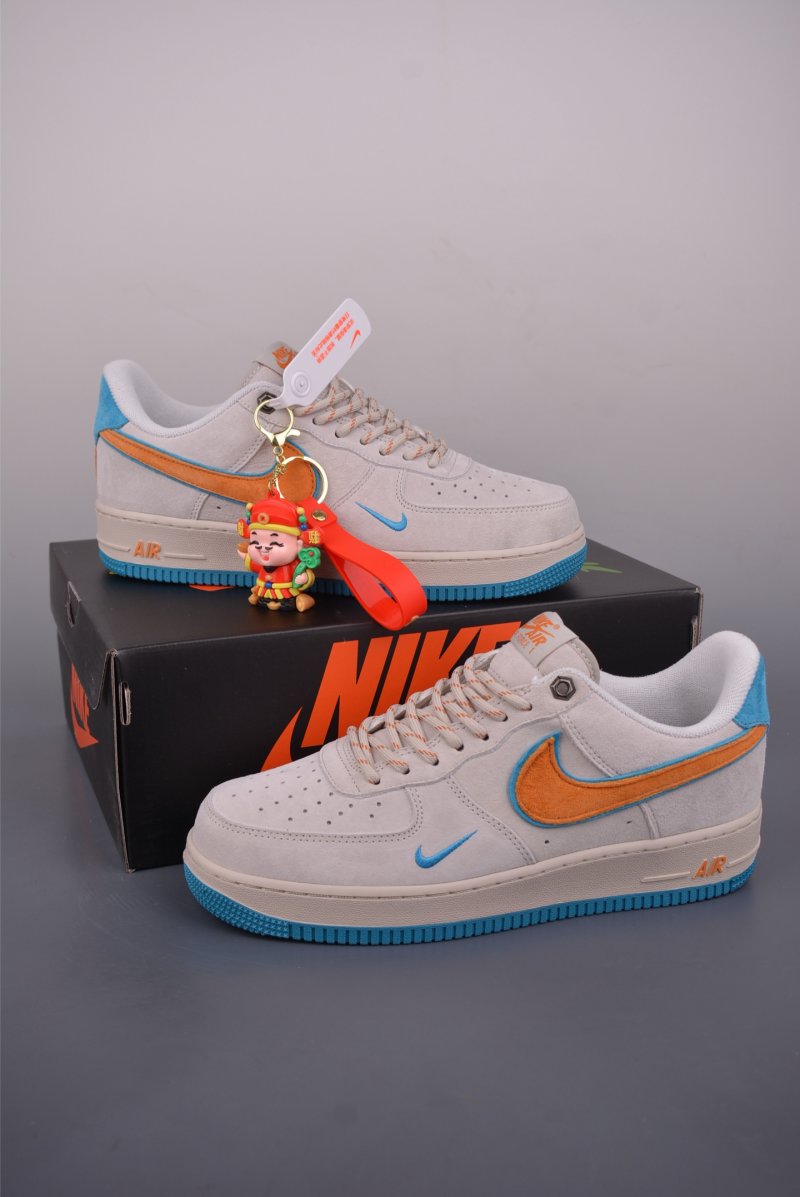 Nike Air Force 1 Low 'Orange / Blue' view