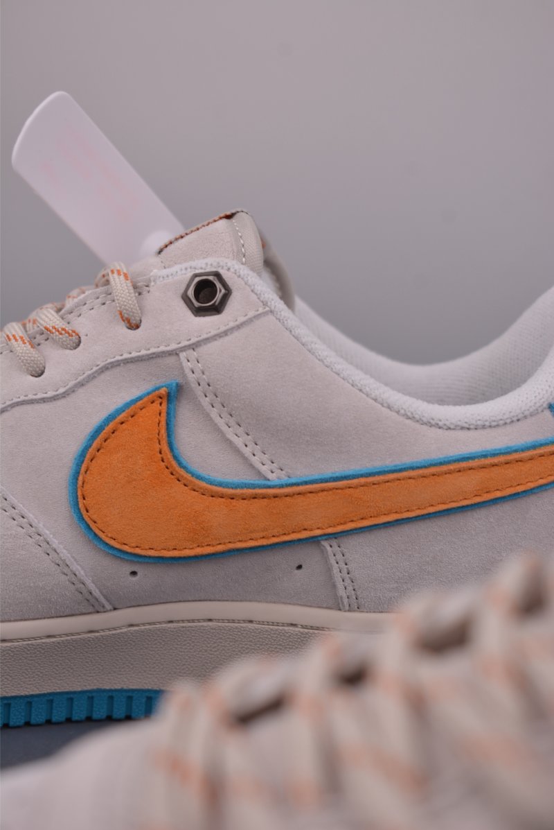 Nike Air Force 1 Low 'Orange / Blue' view