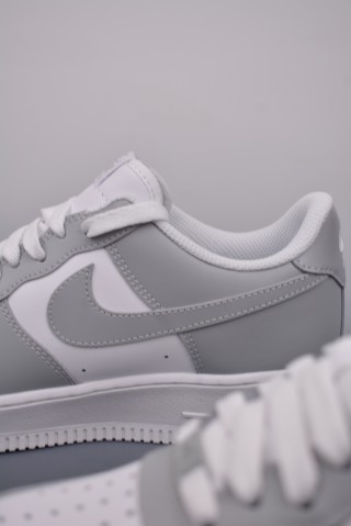 Nike Air Force 1 Low 'White / Grey' view 8