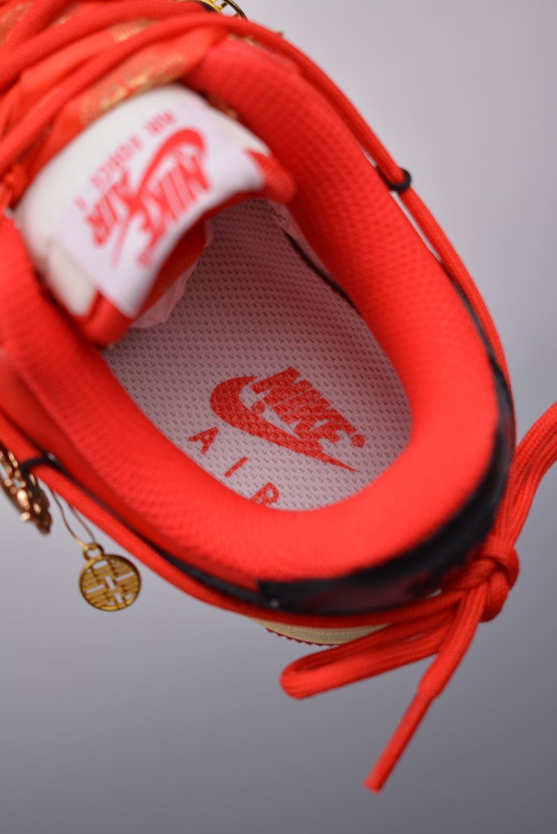Nike Air Force 1 Low 'Red / Gold' view