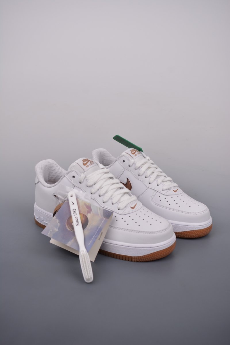 Nike Air Force 1 Low 'White / Brown'