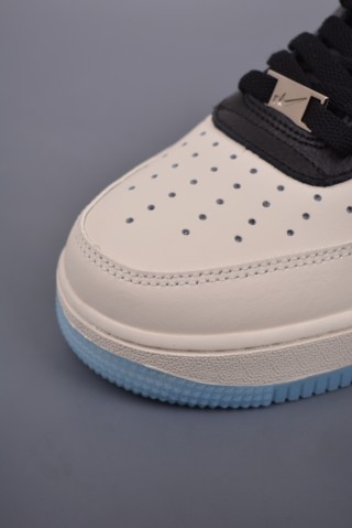 Nike Air Force 1 Low 'Black / White / Blue' view 6