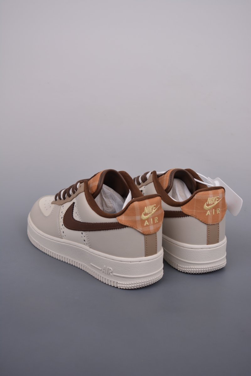 Nike Air Force 1 Low 'Grey / Brown' view