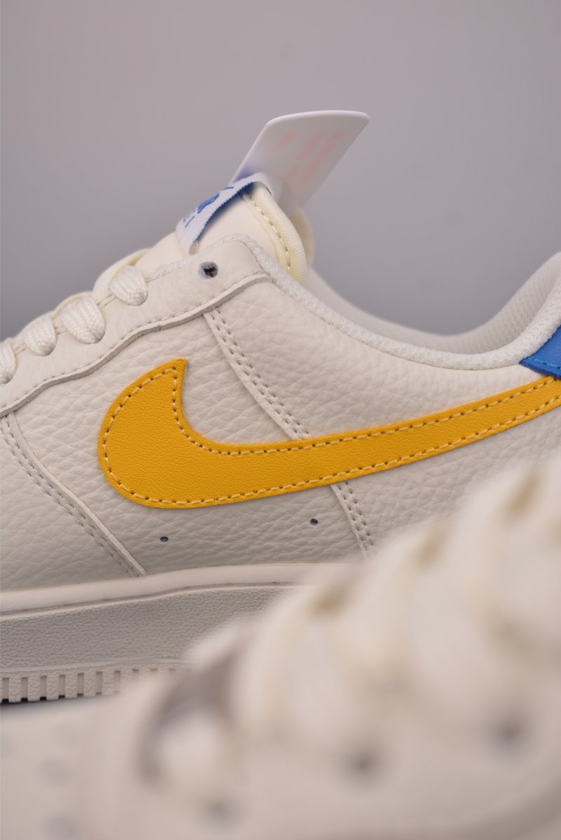 Nike Air Force 1 Low 'Yellow / White / Blue' view