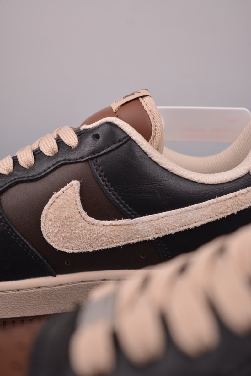 Nike Air Force 1 Low 'Black / Brown' view