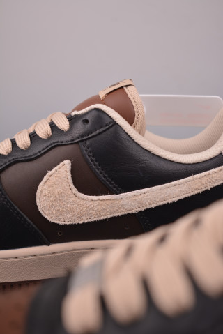 Nike Air Force 1 Low 'Black / Brown' view 8