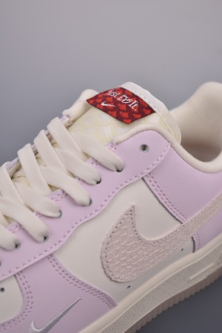 Nike Air Force 1 Low 'White / Purple' view 7
