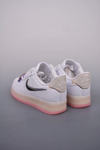 Nike Air Force 1 Low 'White / Orange' view 2