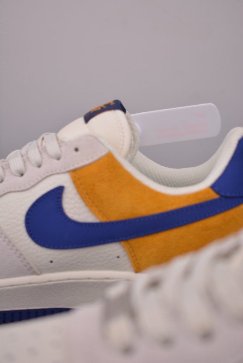 Nike Air Force 1 Low 'White / Yellow / Blue' view