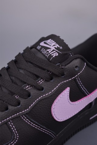 Nike Air Force 1 Low 'Black / Purple' view 7