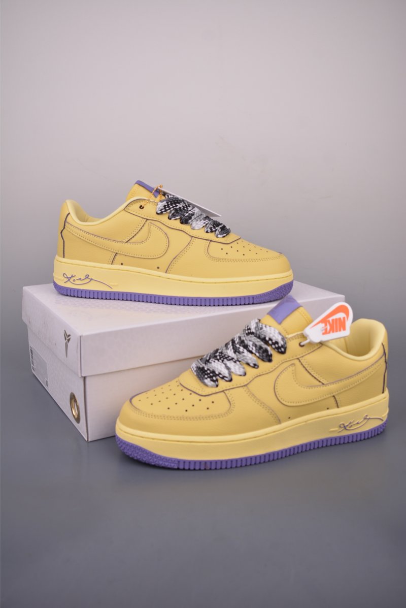 Nike Air Force 1 Low 'Purple / Gold' view
