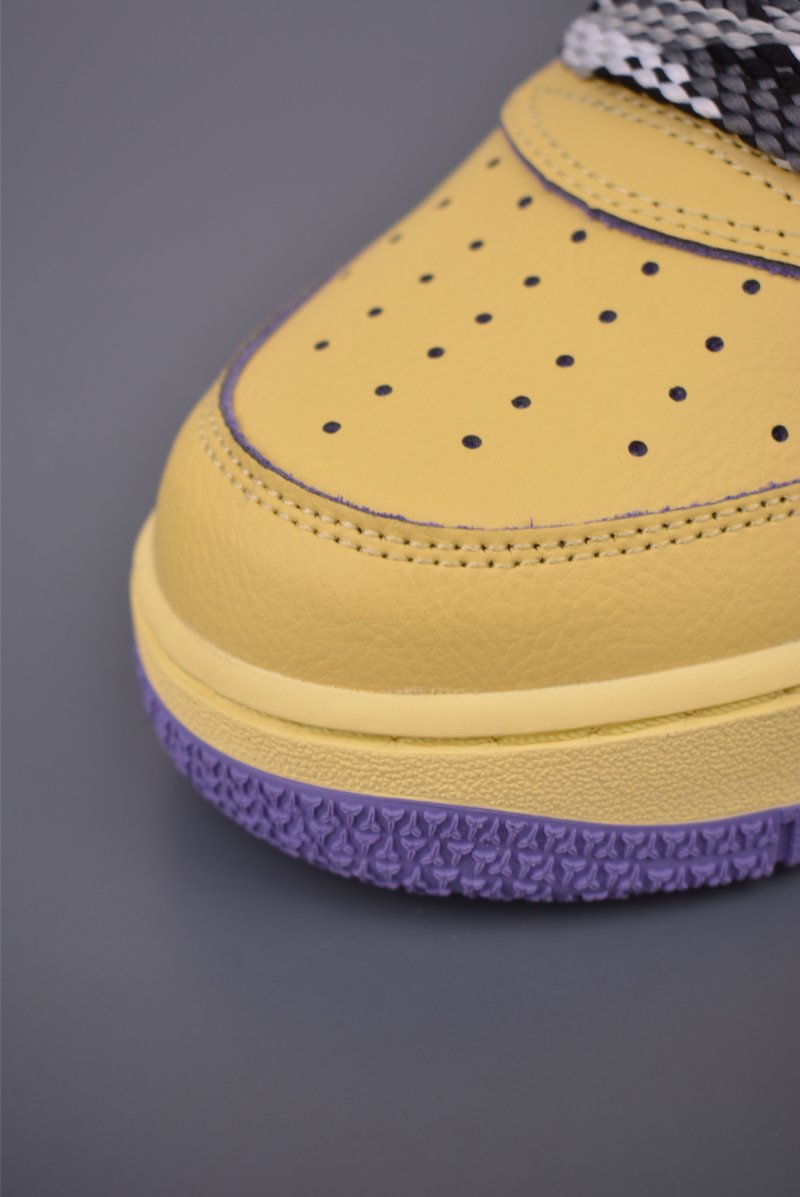 Nike Air Force 1 Low 'Purple / Gold' view