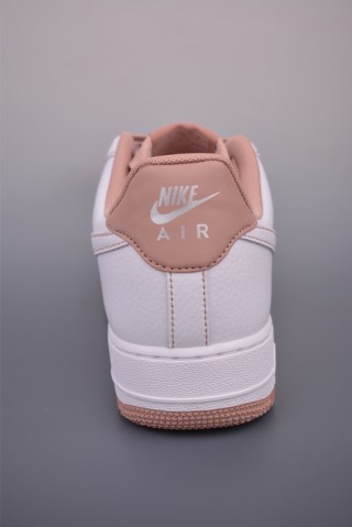 Nike Air Force 1 Low 'White / Pink' view 4