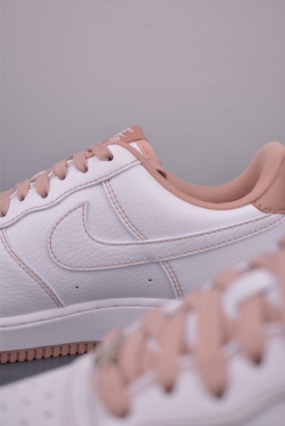 Nike Air Force 1 Low 'White / Pink' view 8