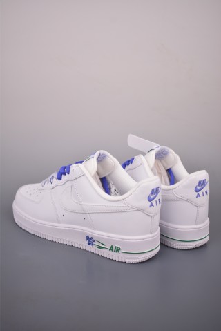Nike Air Force 1 Low 'White / Blue' view 2