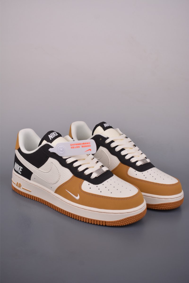 Nike Air Force 1 Low 'White / Brown / Black'