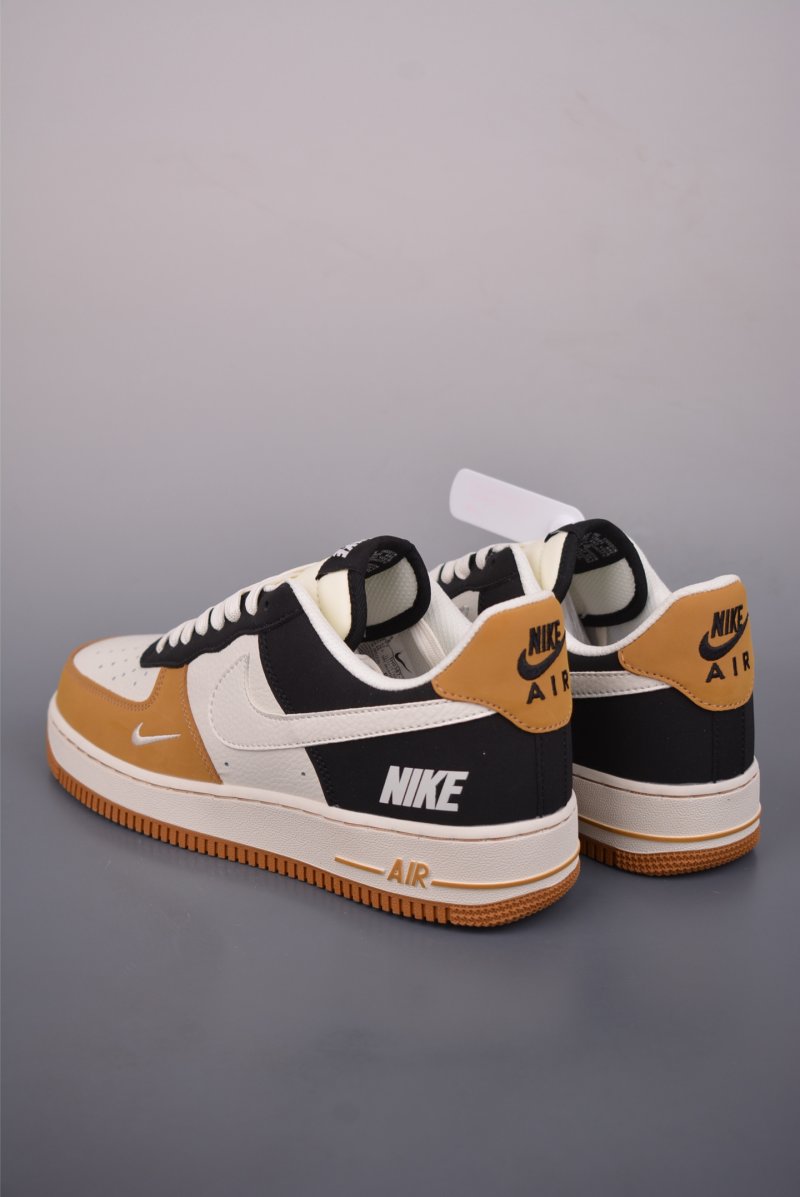 Nike Air Force 1 Low 'White / Brown / Black' view