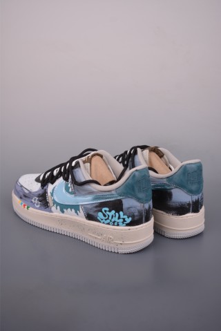 Nike Air Force 1 Low 'Hand-Painted Graffiti' view 2