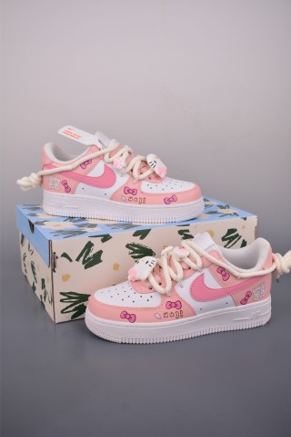 Nike Air Force 1 Low 'Pink' view 5