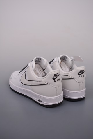 Nike Air Force 1 Low 'Black / White' view 2
