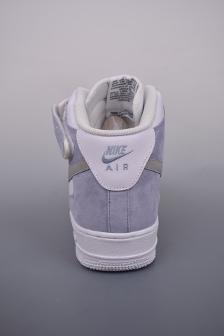 Nike Air Force 1 Mid 'Grey / Blue' view 4