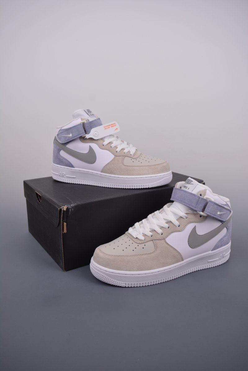 Nike Air Force 1 Mid 'Grey / Blue' view