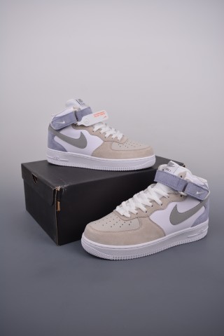 Nike Air Force 1 Mid 'Grey / Blue' view 5