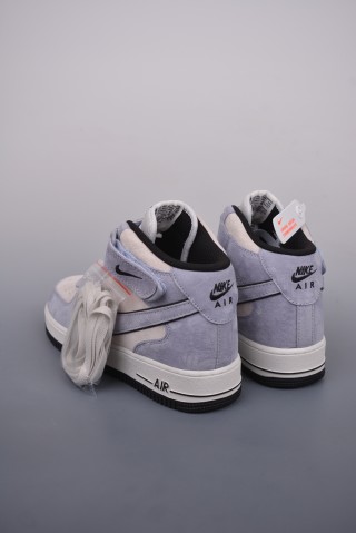 Nike Air Force 1 Mid 'Blue' view 2