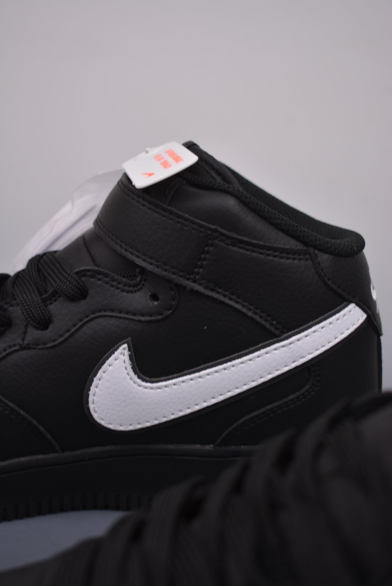 Nike Air Force 1 Mid 'Black / White' view