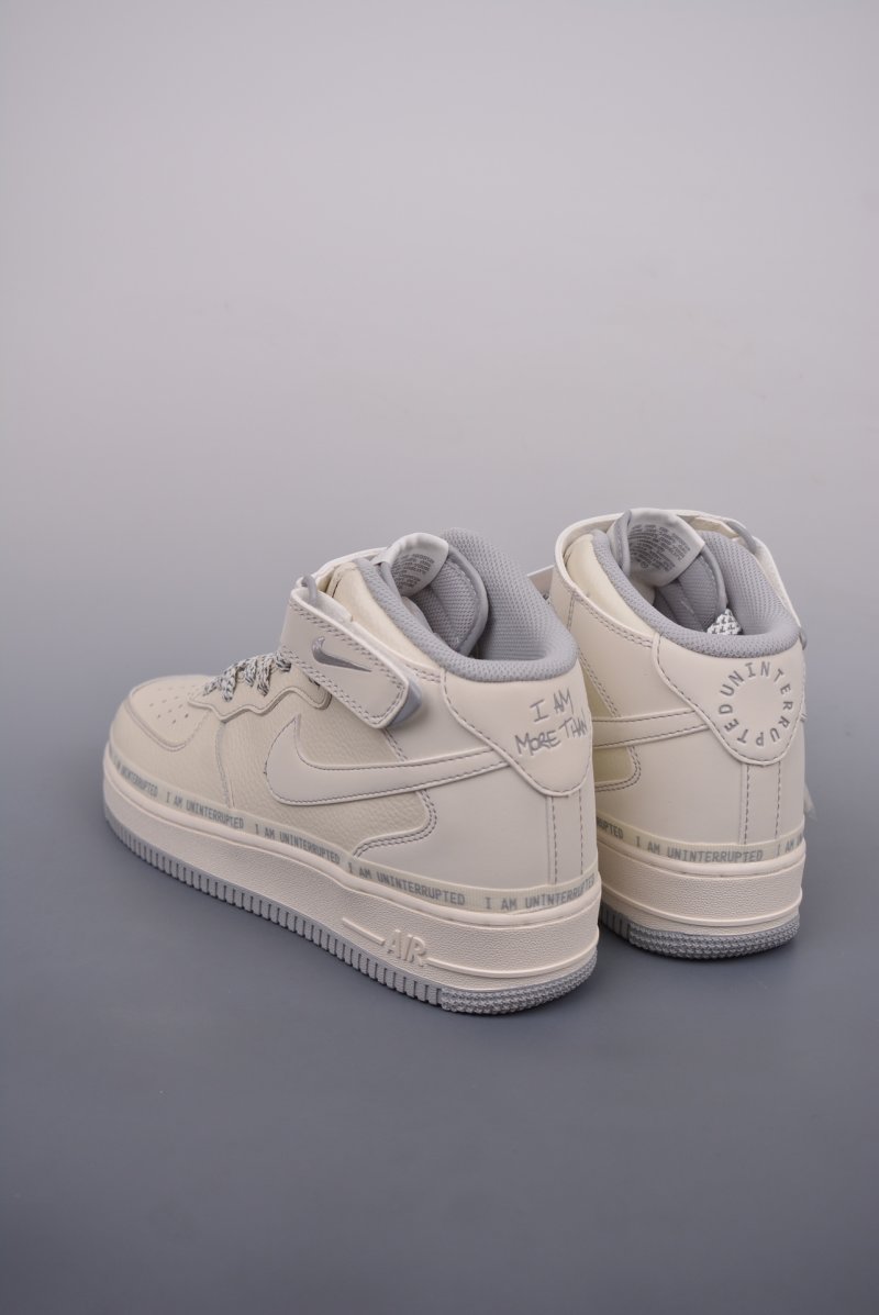 Nike Air Force 1 Mid 'Grey / Silver' view