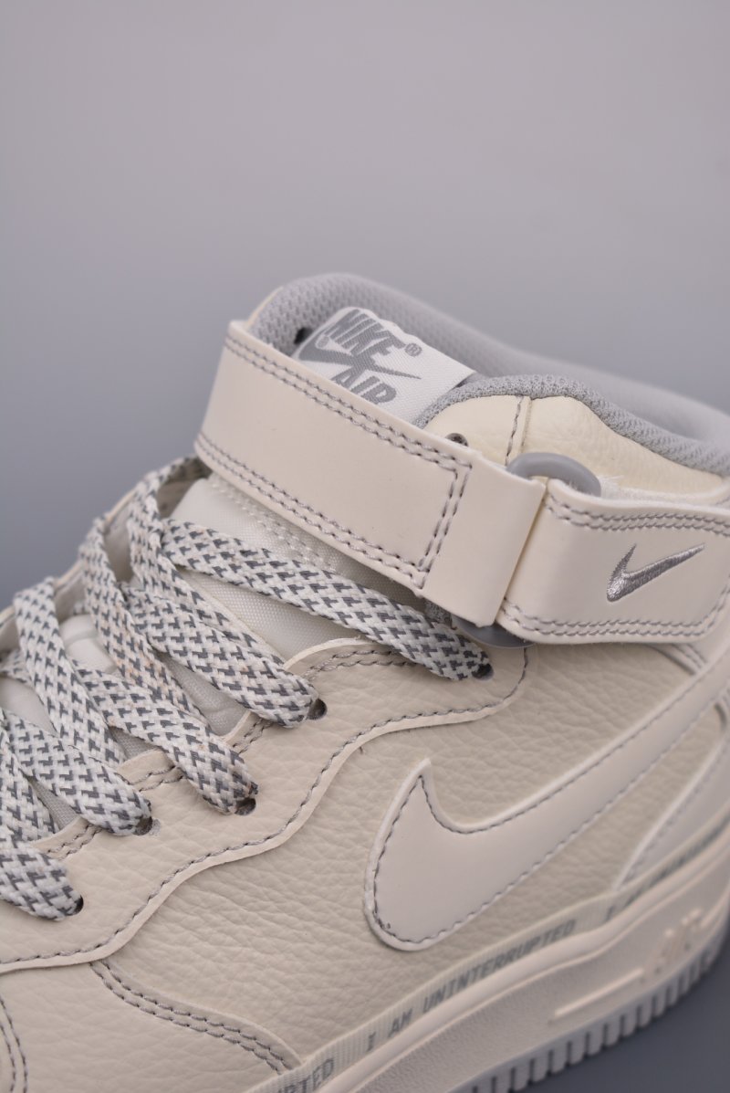 Nike Air Force 1 Mid 'Grey / Silver' view