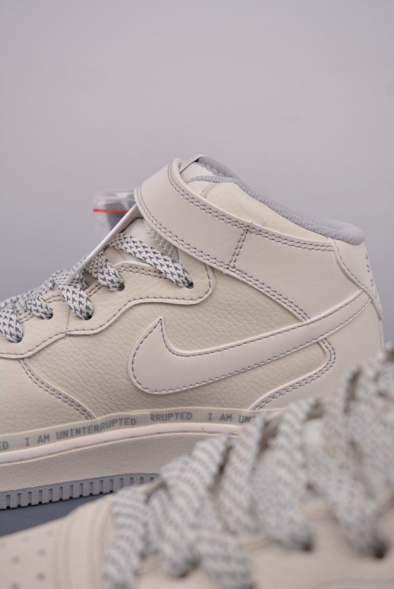 Nike Air Force 1 Mid 'Grey / Silver' view