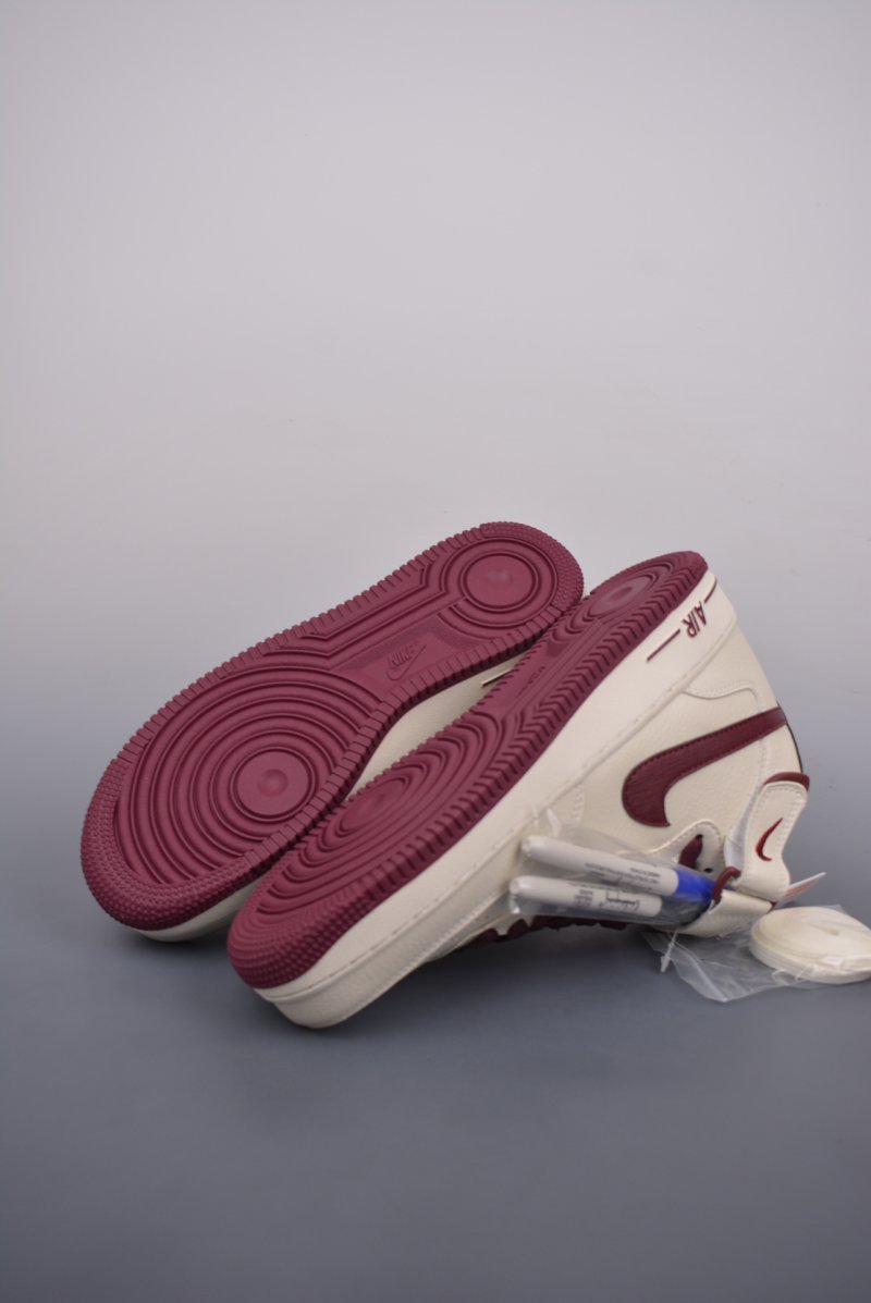 Nike Air Force 1 Mid 'Red' view