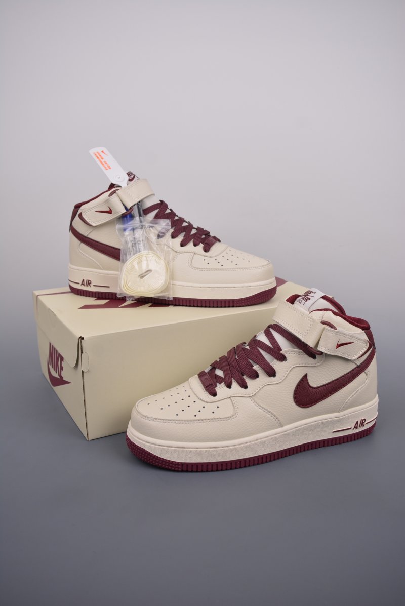 Nike Air Force 1 Mid 'Red' view