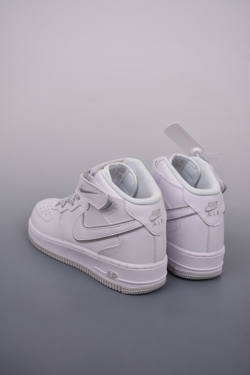 Nike Air Force 1 Mid 'White' view