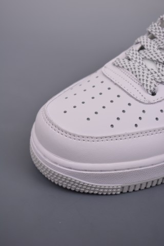 Nike Air Force 1 Mid 'White' view 6