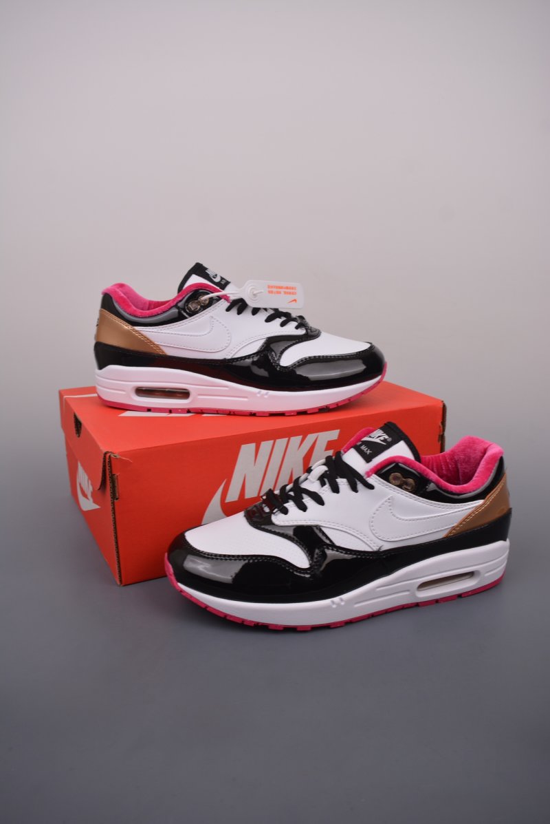 Nike Air Max 1 'Black / Pink Patent' view