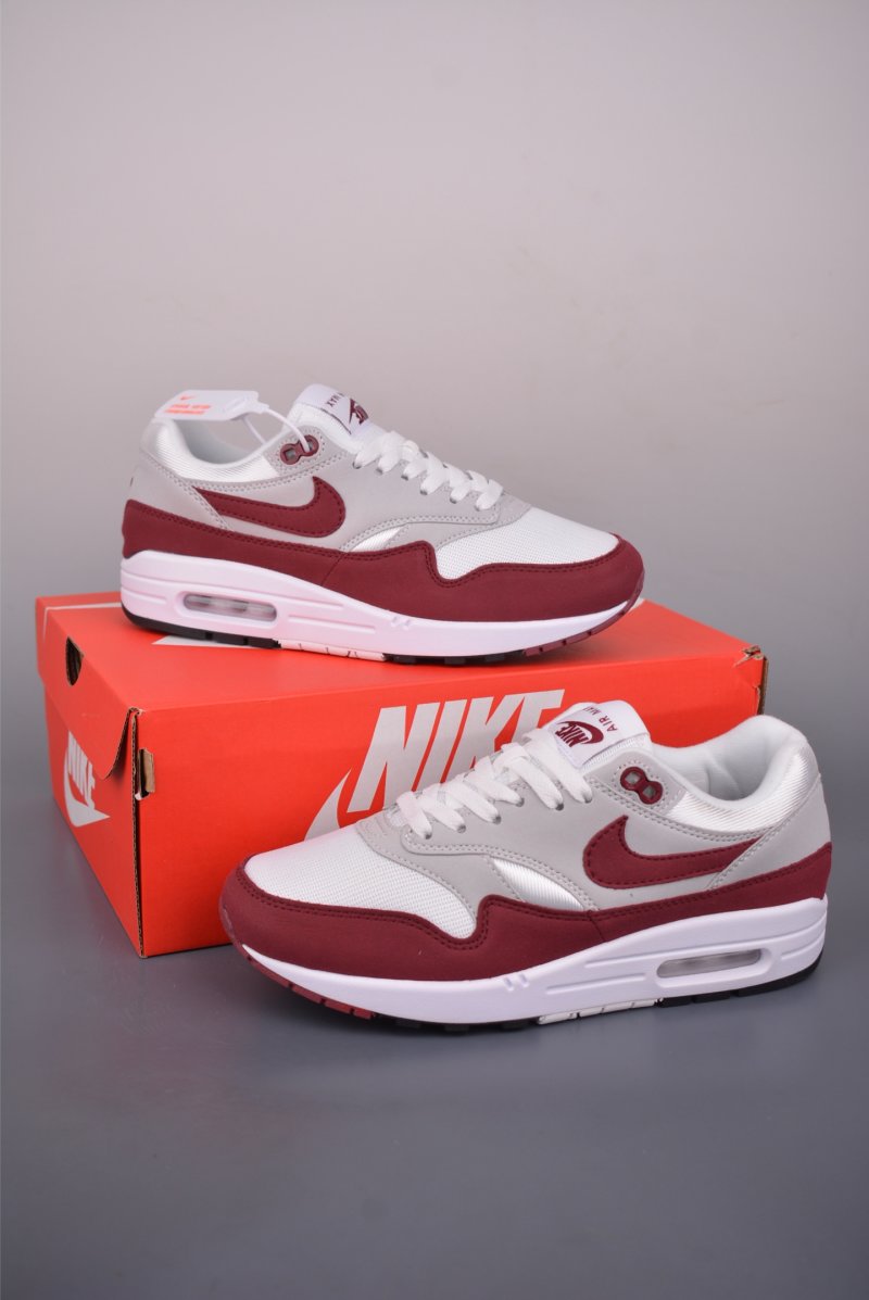 Nike Air Max 1 'Wine Red / Grey' view