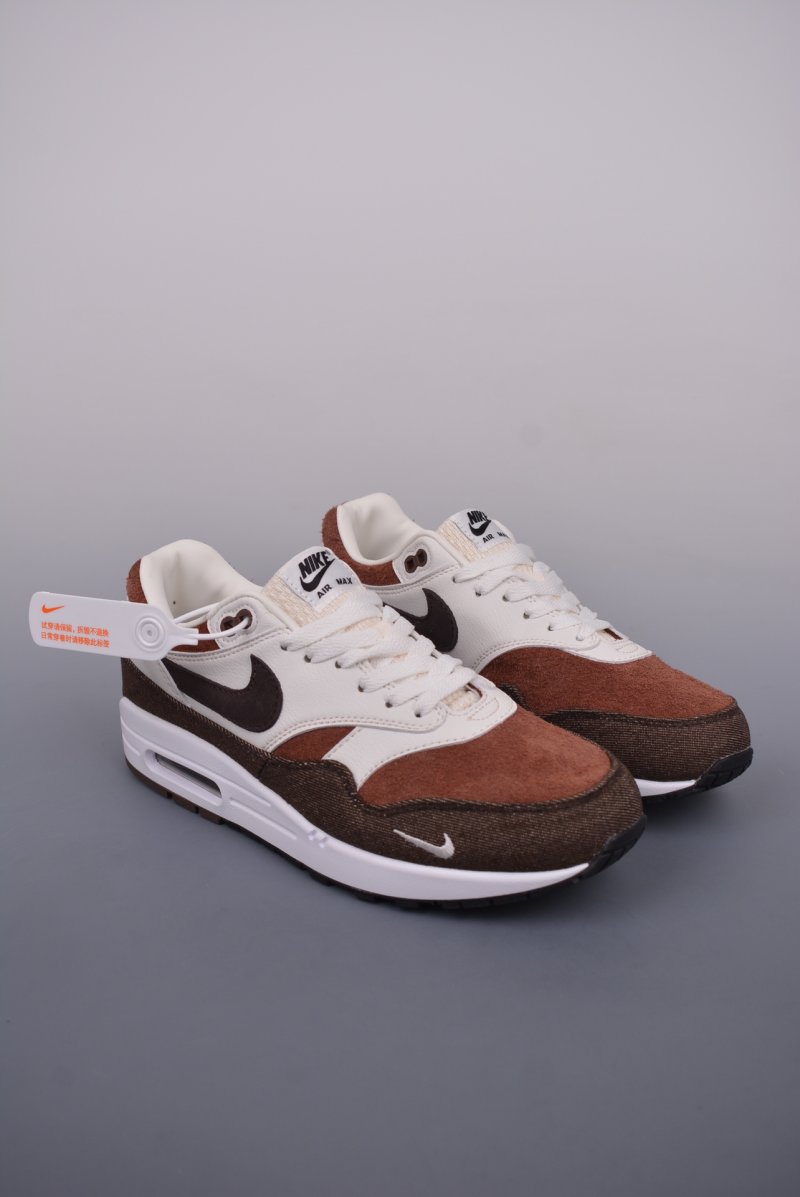 Nike Air Max 1 PRM 'White / Brown'