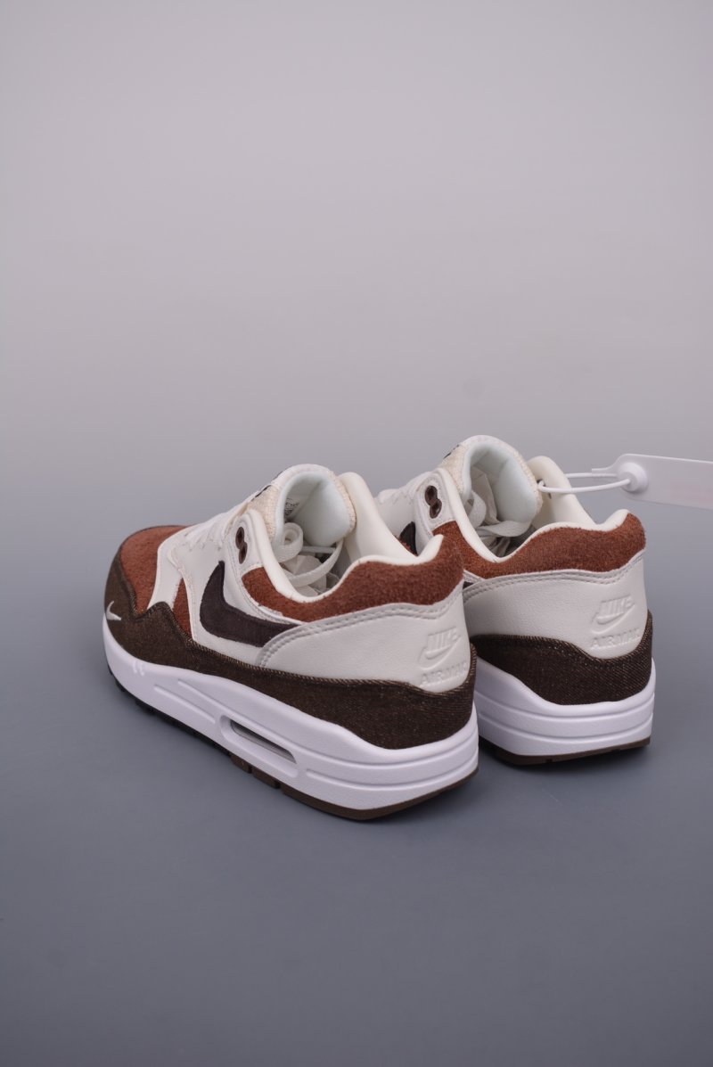 Nike Air Max 1 PRM 'White / Brown' view