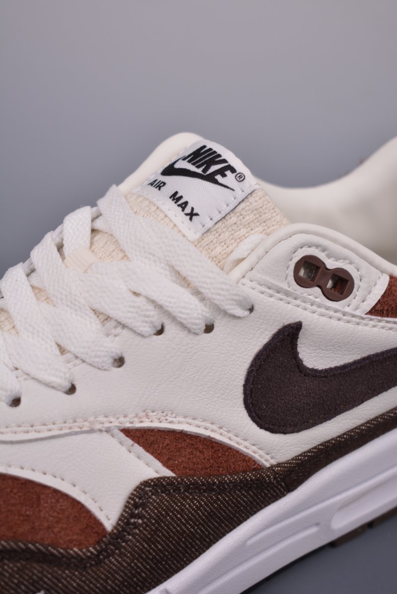 Nike Air Max 1 PRM 'White / Brown' view