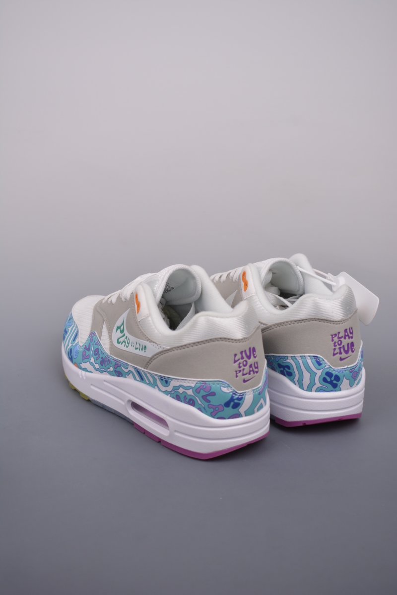 Nike Air Max 1 PRM 'White / Blue' view