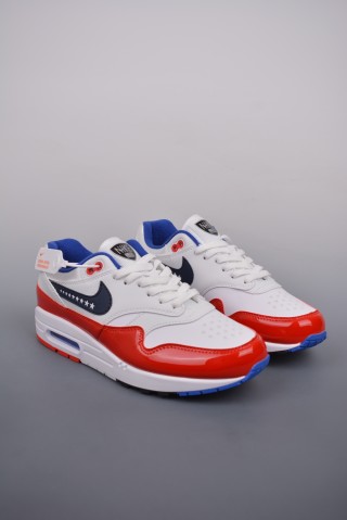 Nike Air Max 1 PRM 'White / Red / Blue' view 1