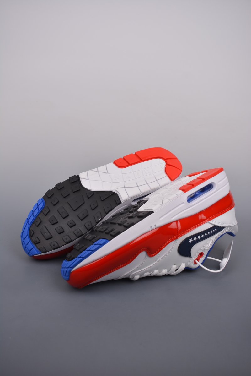 Nike Air Max 1 PRM 'White / Red / Blue' view